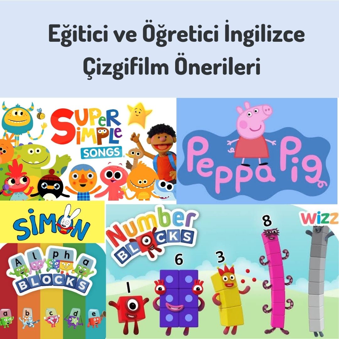 Çocuklar İçin Eğitici ve Öğretici İngilizice Çizgi Filmler - 1